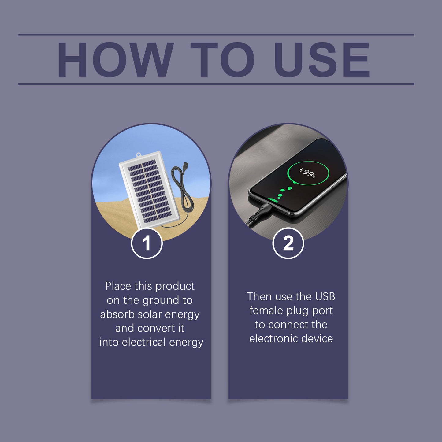 Mini Solar Panel Power Bank