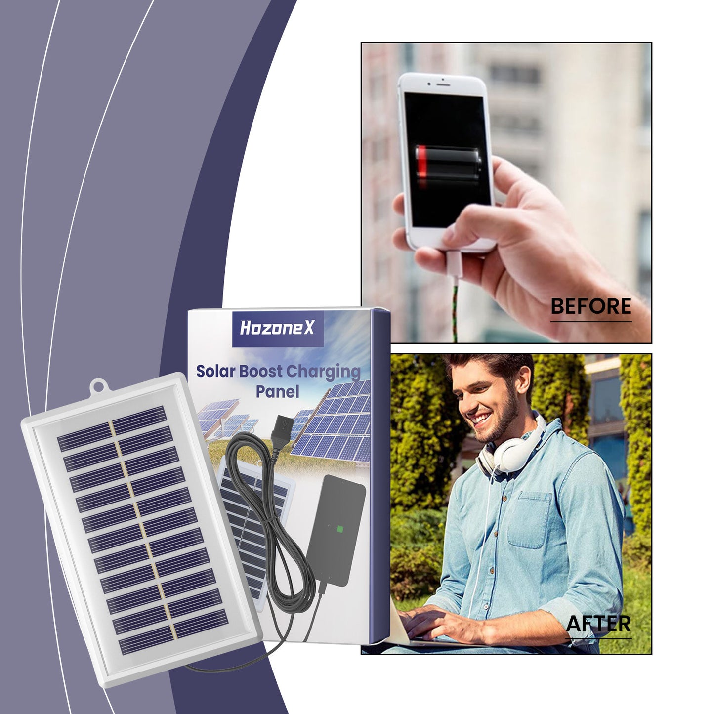 Mini Solar Panel Power Bank